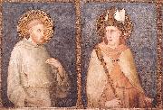 Simone Martini t Francis and St Louis of Toulouse Spain oil painting artist